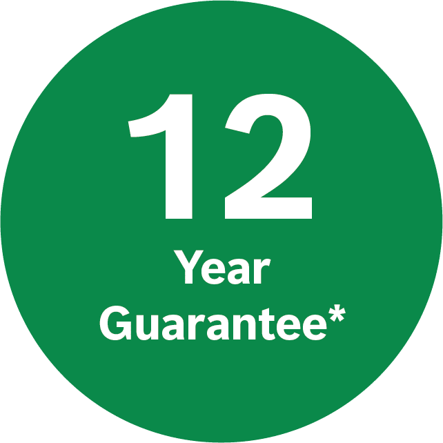 12 Year Guarantee Badge